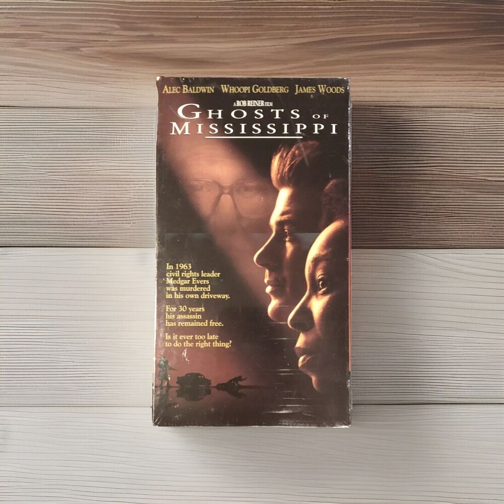 Ghosts of Mississippi VHS Alec Baldwin Whoopi Goldberg James Woods NEW SEALED